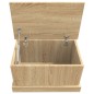 vidaXL Truhe Sonoma-Eiche 50x30x28 cm Holzwerkstoff vidaXL Truhe Sonoma-Eiche 50x30x28 cm Holzwerkstoff