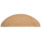 vidaXL Treppenmatten Selbstklebend Sisal-Look 15 Stk. 65x21x4 Sisal vidaXL Treppenmatten Selbstklebend Sisal-Look 15 Stk. 65x21x4 Sisal