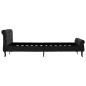 vidaXL Bettgestell Schwarz Samt 120 x 200 cm vidaXL Bettgestell Schwarz Samt 120 x 200 cm