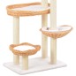 vidaXL Katzen-Kratzbaum Sisal Natürliches Weidenholz vidaXL Katzen-Kratzbaum Sisal Natürliches Weidenholz