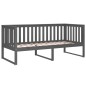 vidaXL Tagesbett Grau 90x200 cm Massivholz Kiefer vidaXL Tagesbett Grau 90x200 cm Massivholz Kiefer