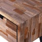 Konsolen-TV-Tisch mit 4 Schubladen Wiederverwendetes Teak Konsolen-TV-Tisch mit 4 Schubladen Wiederverwendetes Teak