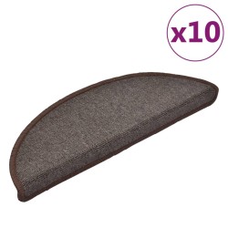 vidaXL Stufenmatten 10 Stk. 65x24x4 cm Kaffeebraun