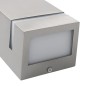vidaXL Außenwandleuchten 2 Stk. 35 W Silbern Rechteckig vidaXL Außenwandleuchten 2 Stk. 35 W Silbern Rechteckig
