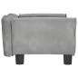 vidaXL Hundebett Hellgrau 70x45x30 cm Samt vidaXL Hundebett Hellgrau 70x45x30 cm Samt
