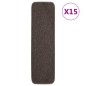 vidaXL Antirutsch Stufenmatten 15 Stk. 75x20 cm Braun Rechteckig vidaXL Antirutsch Stufenmatten 15 Stk. 75x20 cm Braun Rechteckig