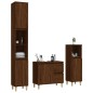 vidaXL 3-tlg. Badmöbel-Set Braun Eichen-Optik Holzwerkstoff vidaXL 3-tlg. Badmöbel-Set Braun Eichen-Optik Holzwerkstoff