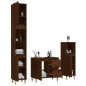 vidaXL 3-tlg. Badmöbel-Set Braun Eichen-Optik Holzwerkstoff vidaXL 3-tlg. Badmöbel-Set Braun Eichen-Optik Holzwerkstoff