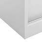 vidaXL Büroschrank mit Schiebetür Hellgrau 90x40x90 cm Stahl vidaXL Büroschrank mit Schiebetür Hellgrau 90x40x90 cm Stahl