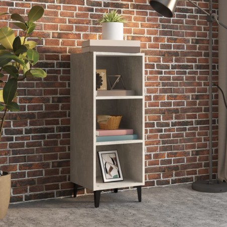 vidaXL Sideboard Betongrau 34,5x32,5x90 cm Holzwerkstoff