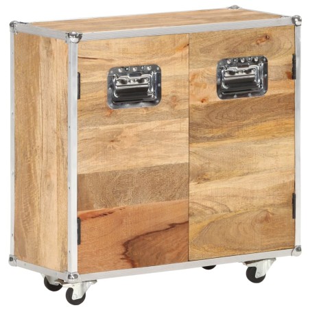 vidaXL Sideboard mit 2 Türen 70x30x69 cm Mango-Massivholz
