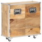 vidaXL Sideboard mit 2 Türen 70x30x69 cm Mango-Massivholz vidaXL Sideboard mit 2 Türen 70x30x69 cm Mango-Massivholz