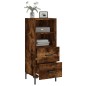 vidaXL Sideboard Räuchereiche 34,5x34x90 cm Holzwerkstoff vidaXL Sideboard Räuchereiche 34,5x34x90 cm Holzwerkstoff