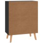 vidaXL Sideboard Hochglanz-Schwarz 60x30x72 cm Holzwerkstoff vidaXL Sideboard Hochglanz-Schwarz 60x30x72 cm Holzwerkstoff