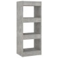 vidaXL Bücherregal/Raumteiler Betongrau 40x30x103 cm Holzwerkstoff vidaXL Bücherregal/Raumteiler Betongrau 40x30x103 cm Holzwerkstoff