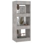 vidaXL Bücherregal/Raumteiler Betongrau 40x30x103 cm Holzwerkstoff vidaXL Bücherregal/Raumteiler Betongrau 40x30x103 cm Holzwerkstoff