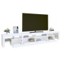 vidaXL TV-Schrank mit LED-Leuchten Weiß 260x36,5x40 cm vidaXL TV-Schrank mit LED-Leuchten Weiß 260x36,5x40 cm