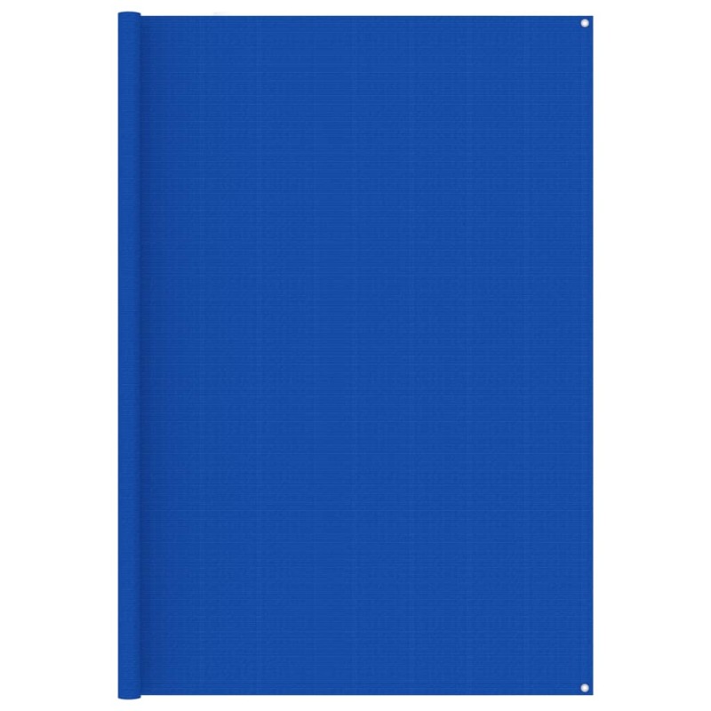 vidaXL Zeltteppich 250x600 cm Blau HDPE vidaXL Zeltteppich 250x600 cm Blau HDPE