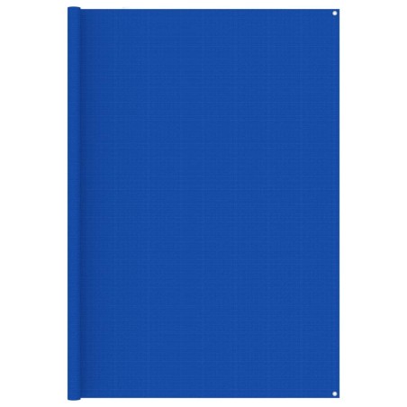vidaXL Zeltteppich 250x600 cm Blau HDPE