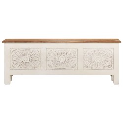 vidaXL Truhe 110x30x40 cm Massivholz Akazie