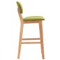 Barhocker 2 Stk. Grün Stoff Barhocker 2 Stk. Grün Stoff