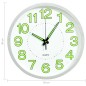 vidaXL Leuchtende Wanduhr Weiß 30 cm vidaXL Leuchtende Wanduhr Weiß 30 cm
