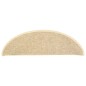 vidaXL Selbstklebende Treppenmatten 15 Stk. 56x17x3 cm Hellbeige vidaXL Selbstklebende Treppenmatten 15 Stk. 56x17x3 cm Hellbeige