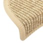 vidaXL Selbstklebende Treppenmatten 15 Stk. 56x17x3 cm Hellbeige vidaXL Selbstklebende Treppenmatten 15 Stk. 56x17x3 cm Hellbeige