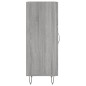 vidaXL Sideboard Grau Sonoma 34,5x34x90 cm Holzwerkstoff vidaXL Sideboard Grau Sonoma 34,5x34x90 cm Holzwerkstoff