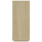 vidaXL Sideboard Sonoma-Eiche 120x30x75 cm Holzwerkstoff