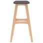 Barhocker 2 Stk. Dunkelgrau Stoff Barhocker 2 Stk. Dunkelgrau Stoff