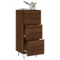 vidaXL Sideboard Braun Eichen-Optik 34,5x34x90 cm Holzwerkstoff vidaXL Sideboard Braun Eichen-Optik 34,5x34x90 cm Holzwerkstoff