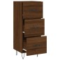 vidaXL Sideboard Braun Eichen-Optik 34,5x34x90 cm Holzwerkstoff vidaXL Sideboard Braun Eichen-Optik 34,5x34x90 cm Holzwerkstoff