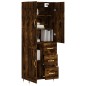 vidaXL Highboard Räuchereiche 69,5x34x180 cm Holzwerkstoff vidaXL Highboard Räuchereiche 69,5x34x180 cm Holzwerkstoff