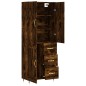 vidaXL Highboard Räuchereiche 69,5x34x180 cm Holzwerkstoff vidaXL Highboard Räuchereiche 69,5x34x180 cm Holzwerkstoff
