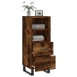 vidaXL Sideboard Räuchereiche 34,5x34x90 cm Holzwerkstoff vidaXL Sideboard Räuchereiche 34,5x34x90 cm Holzwerkstoff
