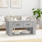 vidaXL Couchtisch Betongrau 80x50x40 cm Holzwerkstoff vidaXL Couchtisch Betongrau 80x50x40 cm Holzwerkstoff