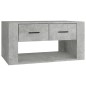 vidaXL Couchtisch Betongrau 80x50x40 cm Holzwerkstoff vidaXL Couchtisch Betongrau 80x50x40 cm Holzwerkstoff
