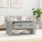 vidaXL Couchtisch Betongrau 80x50x40 cm Holzwerkstoff vidaXL Couchtisch Betongrau 80x50x40 cm Holzwerkstoff