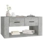 vidaXL Couchtisch Betongrau 80x50x40 cm Holzwerkstoff vidaXL Couchtisch Betongrau 80x50x40 cm Holzwerkstoff