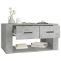 vidaXL Couchtisch Betongrau 80x50x40 cm Holzwerkstoff vidaXL Couchtisch Betongrau 80x50x40 cm Holzwerkstoff