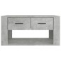 vidaXL Couchtisch Betongrau 80x50x40 cm Holzwerkstoff vidaXL Couchtisch Betongrau 80x50x40 cm Holzwerkstoff