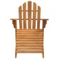 vidaXL Adirondack-Gartenstuhl mit Fußstütze Massivholz Teak vidaXL Adirondack-Gartenstuhl mit Fußstütze Massivholz Teak