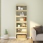 vidaXL Bücherregal/Raumteiler Sonoma-Eiche 60x30x198 cm vidaXL Bücherregal/Raumteiler Sonoma-Eiche 60x30x198 cm