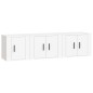 vidaXL 3-tlg. TV-Schrank-Set Weiß Holzwerkstoff vidaXL 3-tlg. TV-Schrank-Set Weiß Holzwerkstoff