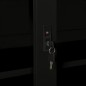 vidaXL Schrank mit Schiebetür Schwarz 90x40x90 cm Stahl vidaXL Schrank mit Schiebetür Schwarz 90x40x90 cm Stahl