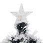 vidaXL Weihnachtsbaum mit LEDs Grün und Weiß 64 cm Fiberoptik vidaXL Weihnachtsbaum mit LEDs Grün und Weiß 64 cm Fiberoptik