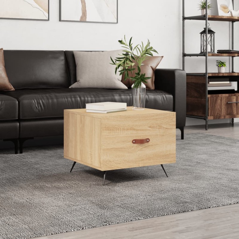 vidaXL Couchtisch Sonoma-Eiche 50x50x40 cm Holzwerkstoff vidaXL Couchtisch Sonoma-Eiche 50x50x40 cm Holzwerkstoff