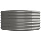 vidaXL Hochbeet Pulverbeschichteter Stahl 296x80x36 cm Grau vidaXL Hochbeet Pulverbeschichteter Stahl 296x80x36 cm Grau