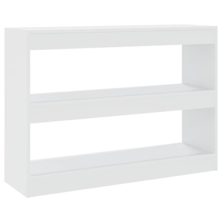 vidaXL Bücherregal/Raumteiler Weiß 100x30x72 cm